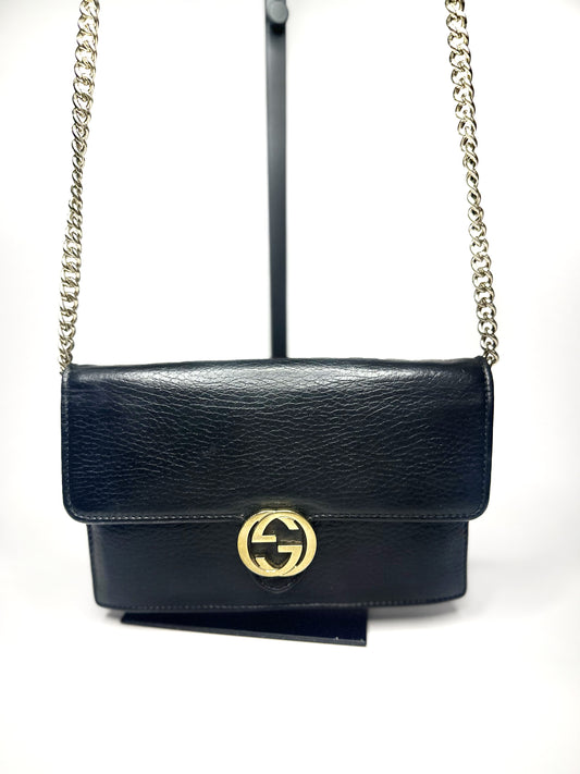 Gucci Interlocking G Small Chain Shoulder Bag